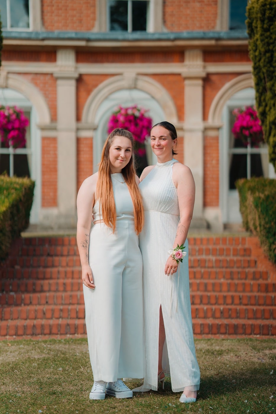 Couple during their London registry office wedding ceremony, Evocation Photography