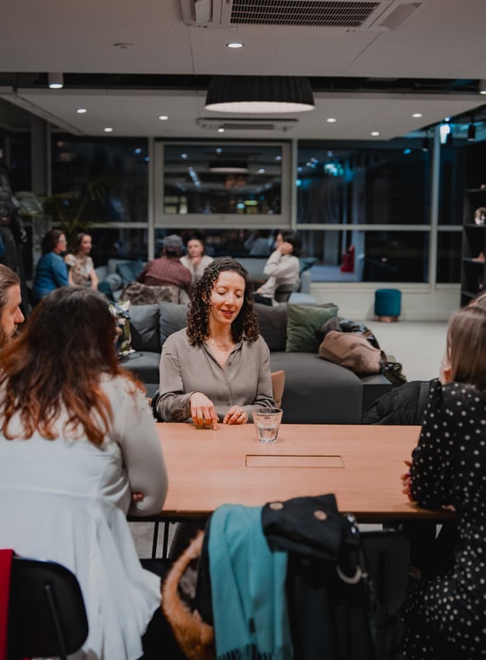 Guests enjoying an evening event in London, event photography by Evocation Photography